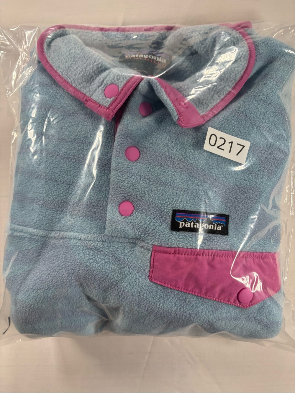 Patagonia Womens Synchilla Snap-T Fleece Pullover XXS Light Blue Patterned - Picture 8 of 8